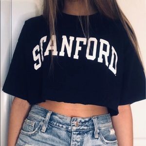 Champion Stanford cropped tee
